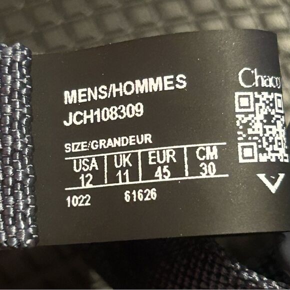 Chaco Bodhi Men’s Adjustable Strap Sandals Slides Blue Size 12 - Picture 7 of 7